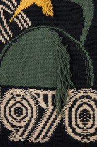 Cardigan tricotée Kenzo Constellation en laine - Black