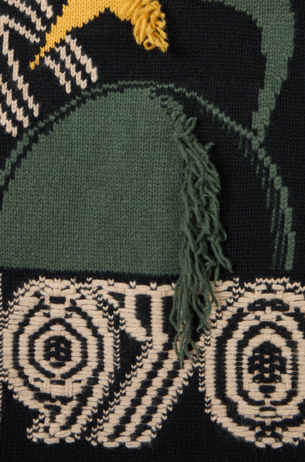 Cardigan tricotée Kenzo Constellation en laine - Black