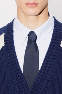 Kenzo Paris Varsity Wool Cardigan - Midnight Blue