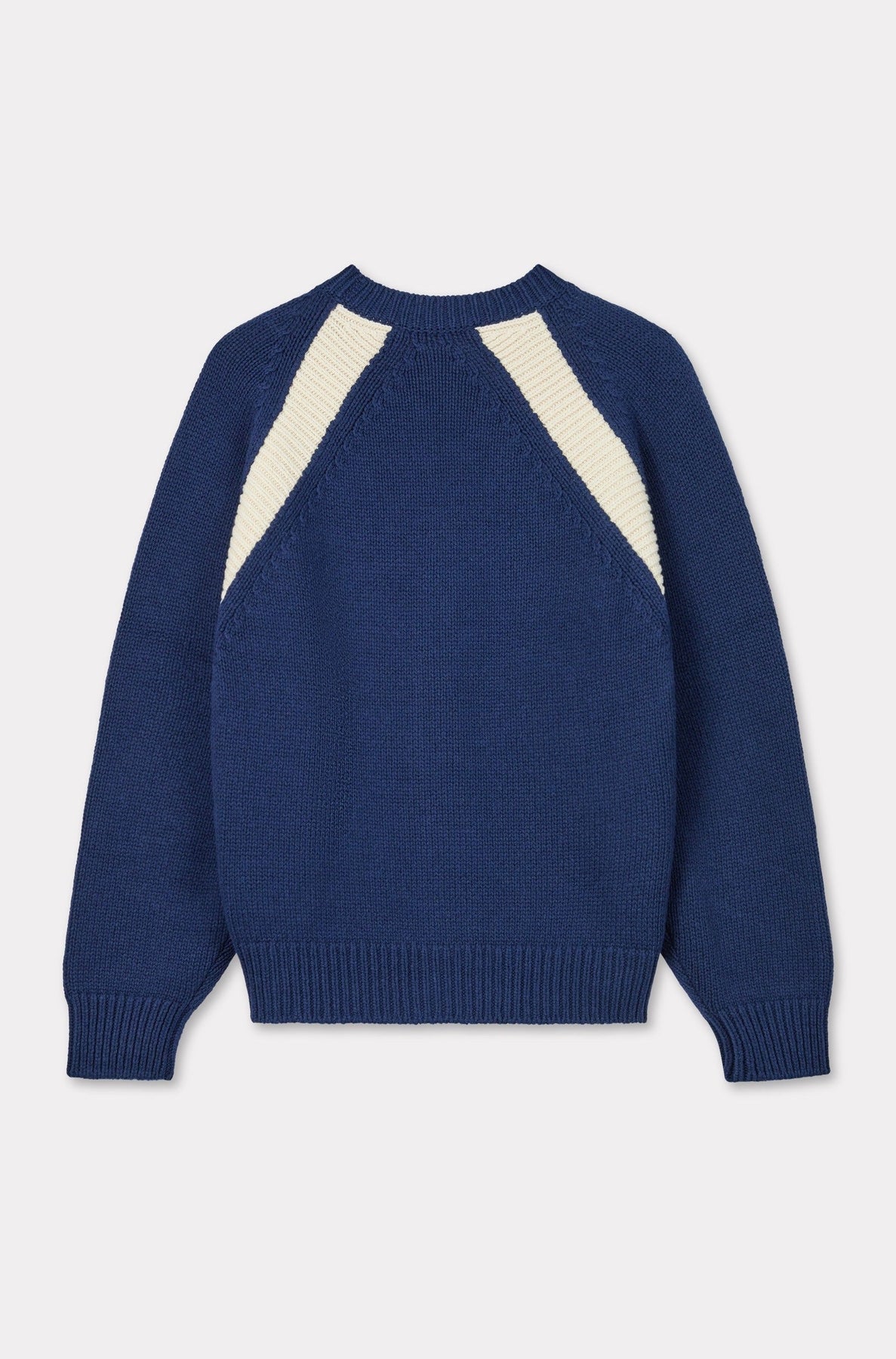 Kenzo Paris Varsity Wool Cardigan - Midnight Blue