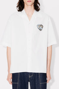 Chemise hawaïenne Kenzo Jungle Heart - White