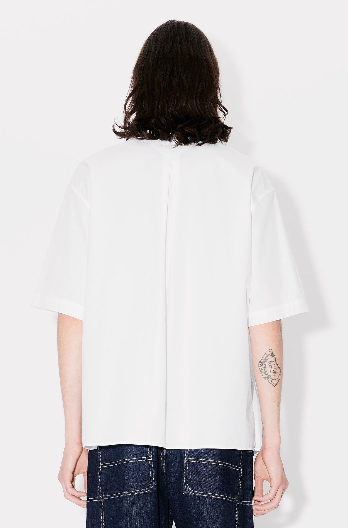 Chemise hawaïenne Kenzo Jungle Heart - White