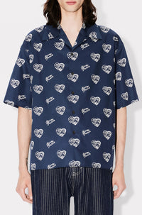 Chemise hawaïenne Kenzo Jungle Heart - Midnight Blue