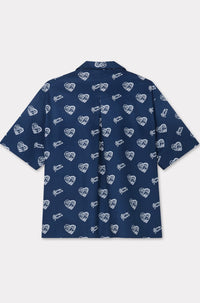 Chemise hawaïenne Kenzo Jungle Heart - Midnight Blue