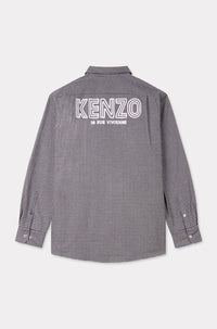 Chemise militaire brodée Kenzo Archive 1970 - Stone Grey