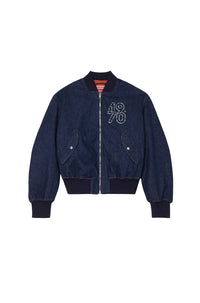 Bomber réversible brodé Kenzo Constellation - Rinse Blue Denim