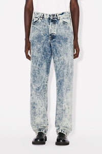 Loose Botan Jeans - Snow Bleached Blue Denim