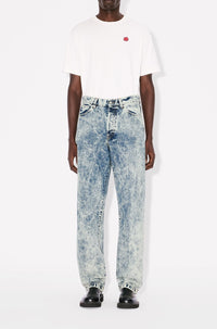Loose Botan Jeans - Snow Bleached Blue Denim