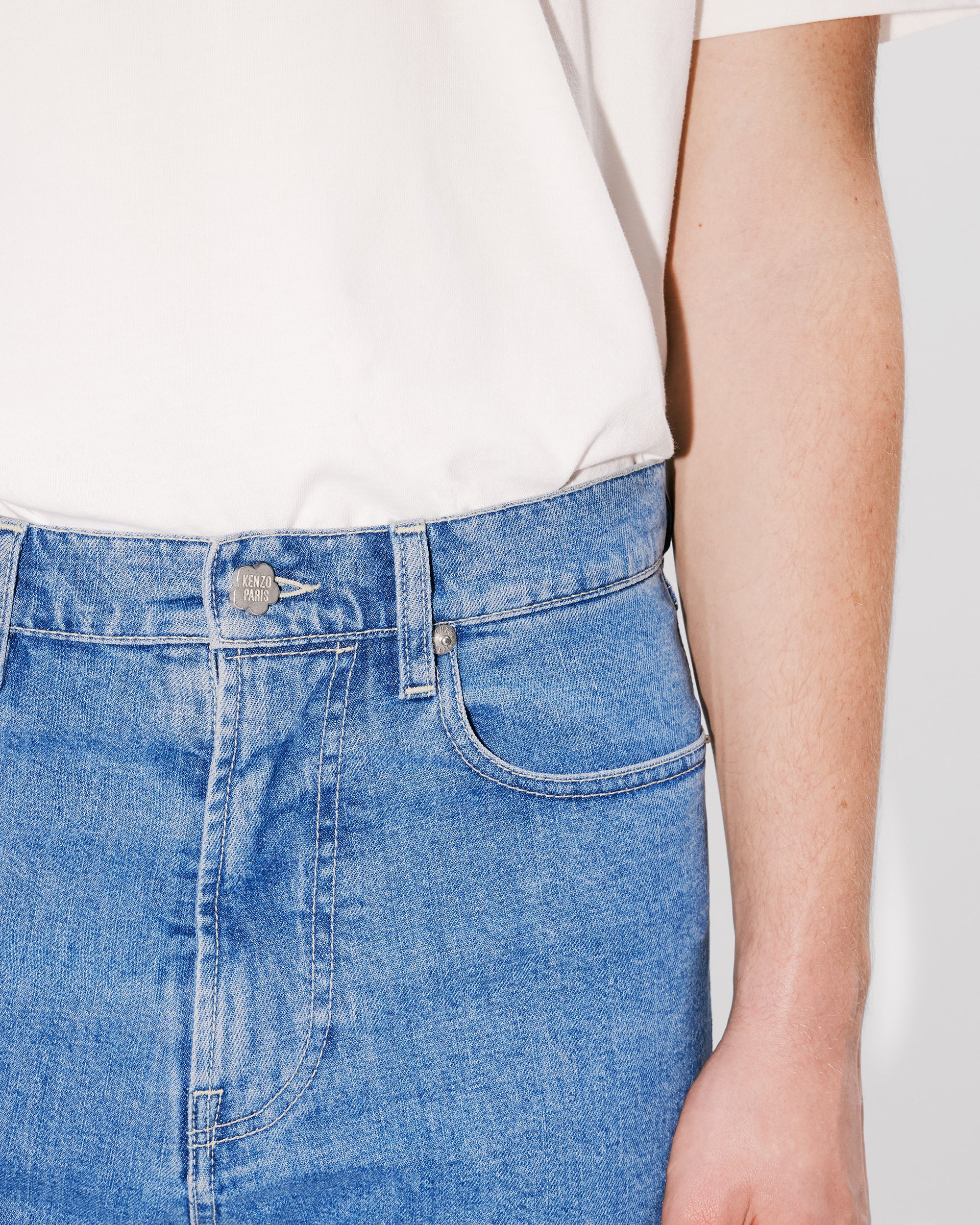 Stretch Crop Straight Asagao