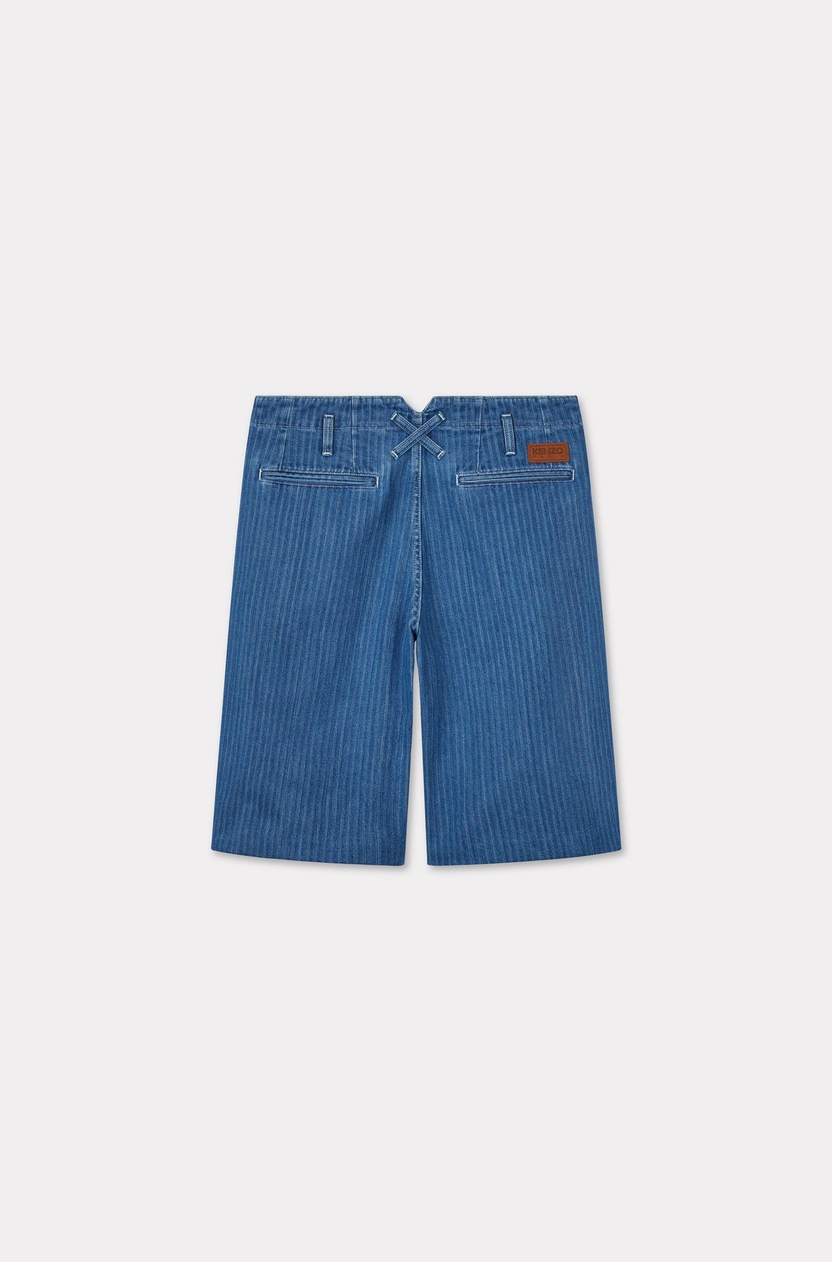 School boy shorts - Stone Bleached Blue Denim
