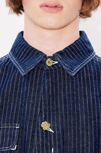 Casual workwear jacket - Rinse Blue Denim