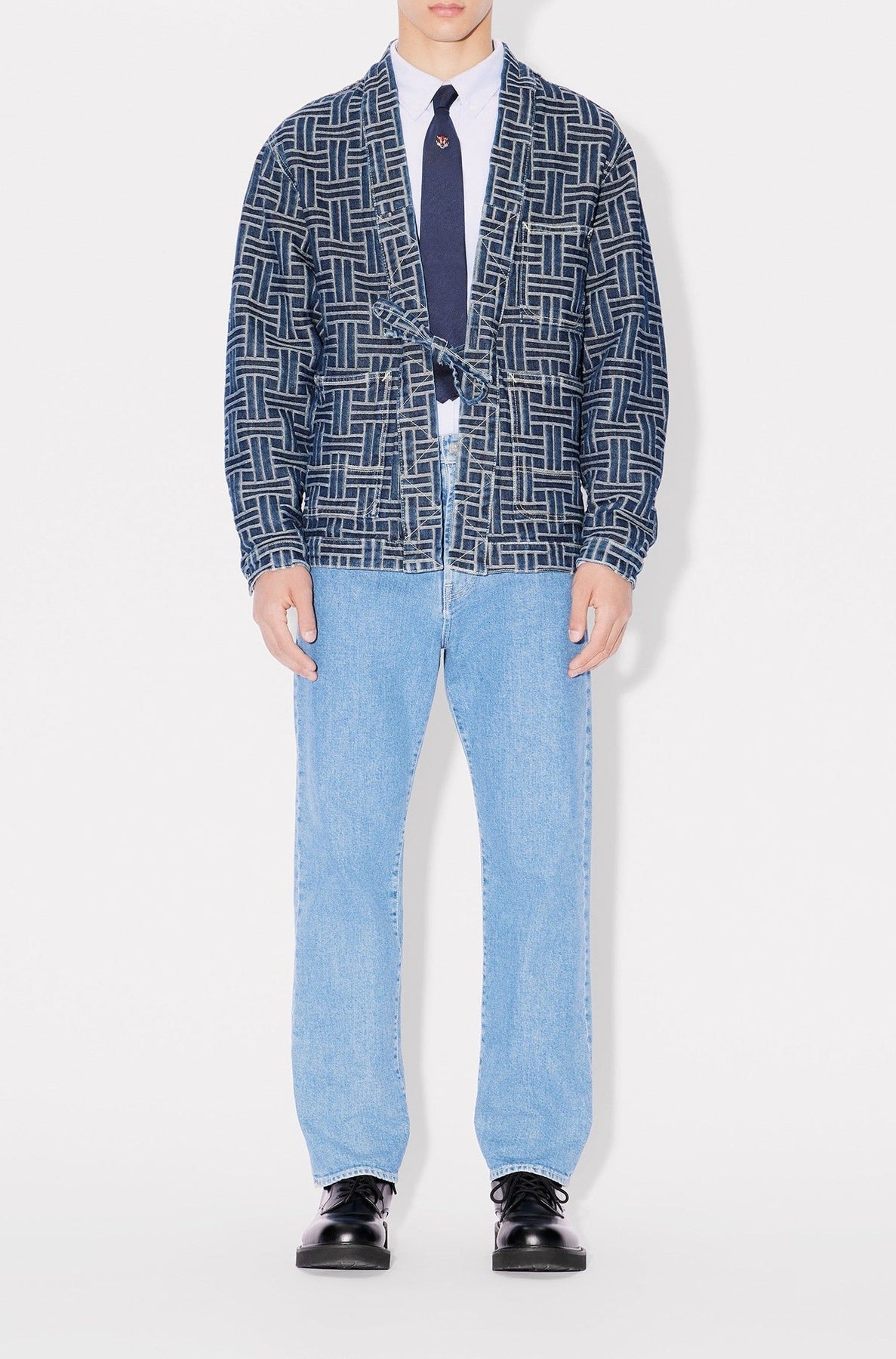 Kimono Kenzo Weave - Dark Stone Blue Denim