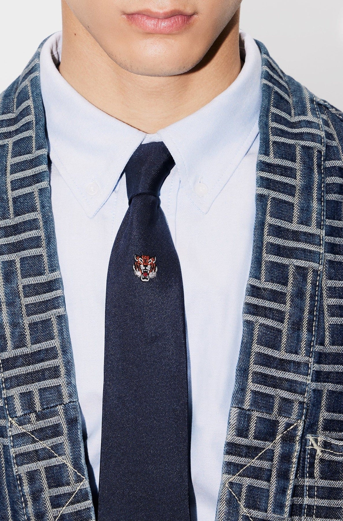 Kimono Kenzo Weave - Dark Stone Blue Denim
