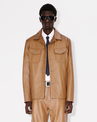 Degrade Leather Jacket