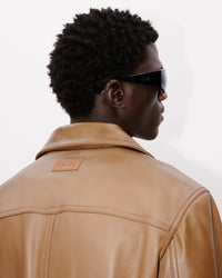 Degrade Leather Jacket