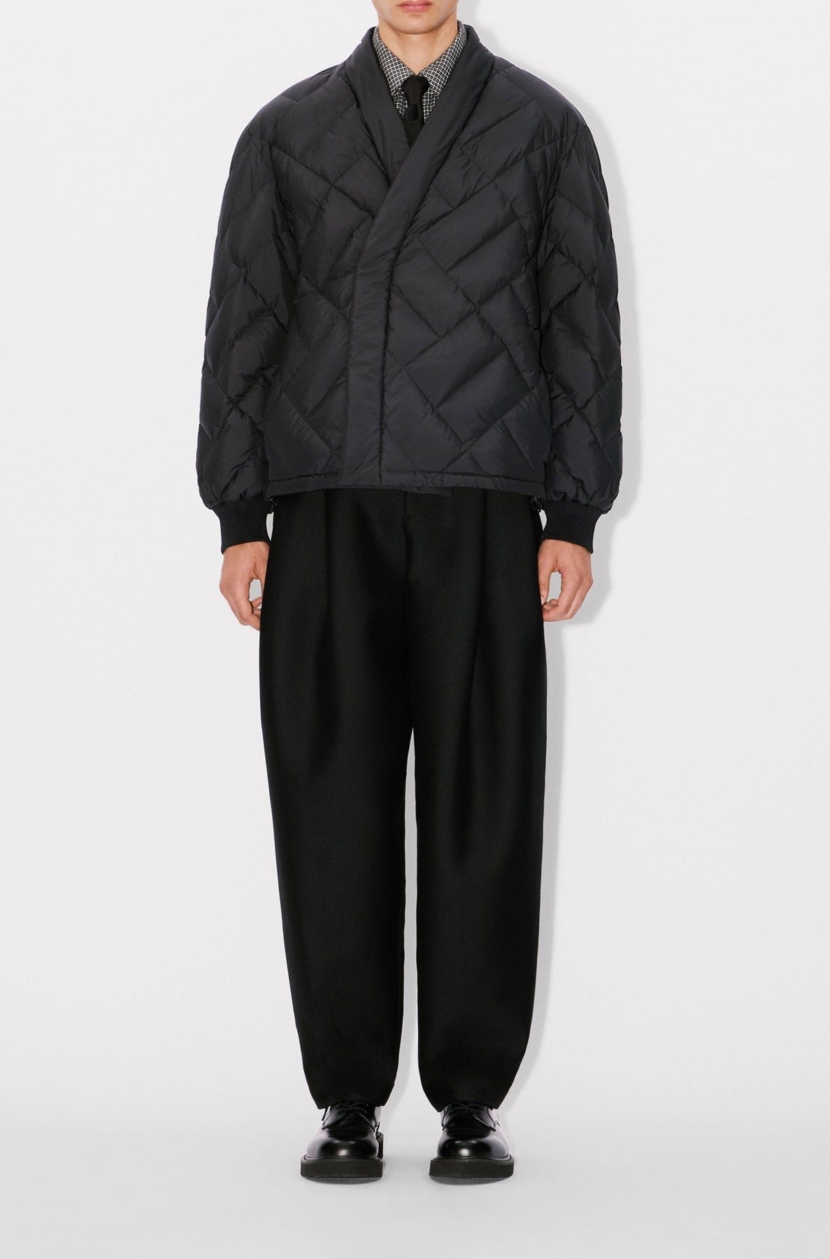 Kimono jacket Kenzo Weave - Black