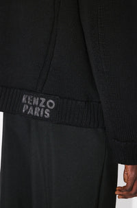 Knitted down jacket - Black