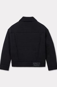 Knitted down jacket - Black