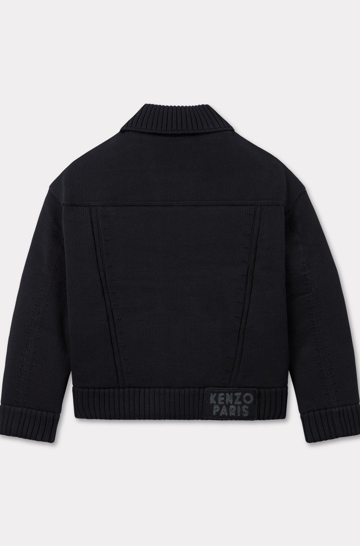 Knitted down jacket - Black