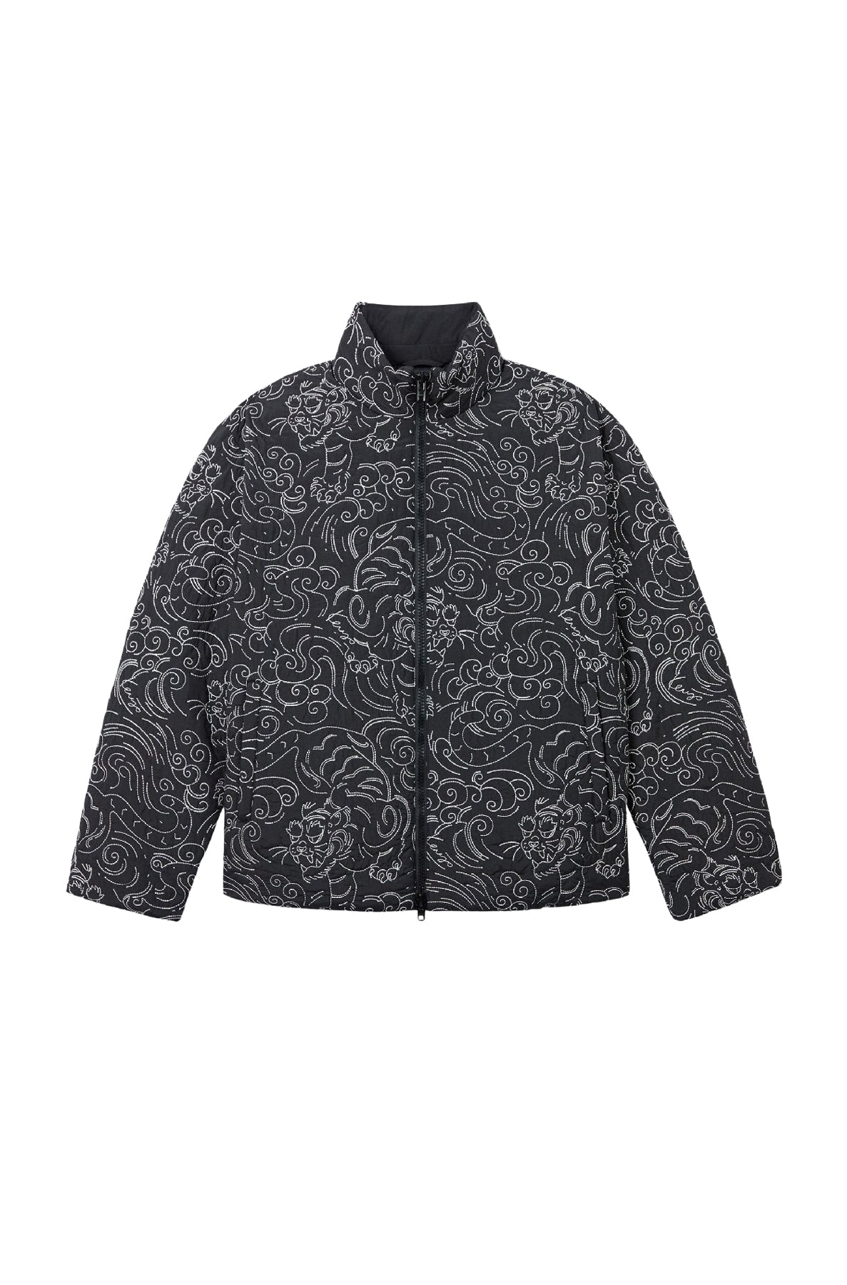 Kenzo Star Tiger Down Jacket - Black