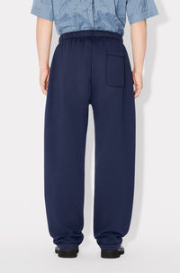 Kenzo Kube embroidered straight-leg sweatpants - Midnight Blue