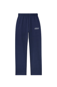 Kenzo Kube embroidered straight-leg sweatpants - Midnight Blue
