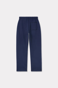 Kenzo Kube embroidered straight-leg sweatpants - Midnight Blue