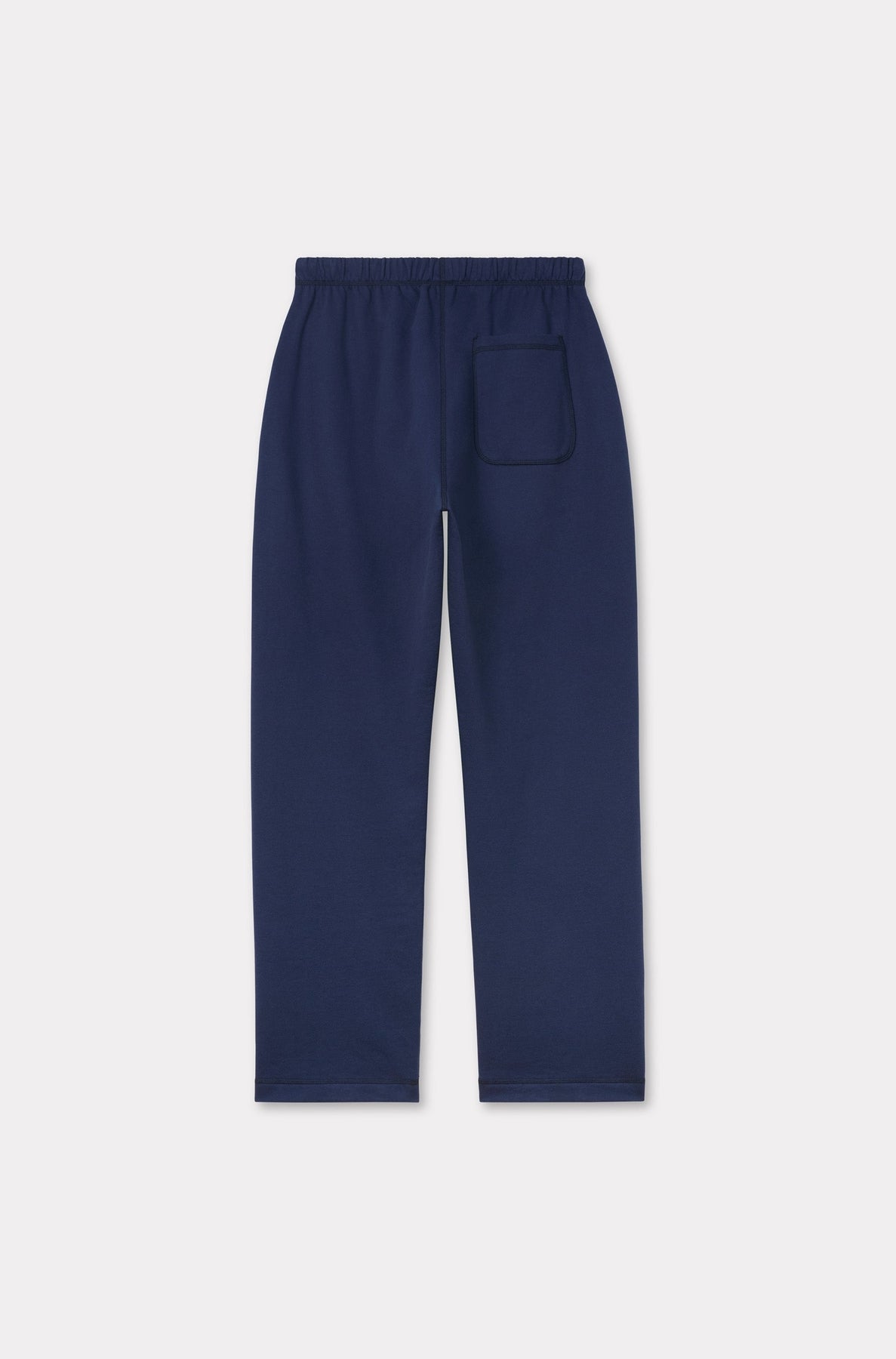 Kenzo Kube embroidered straight-leg sweatpants - Midnight Blue