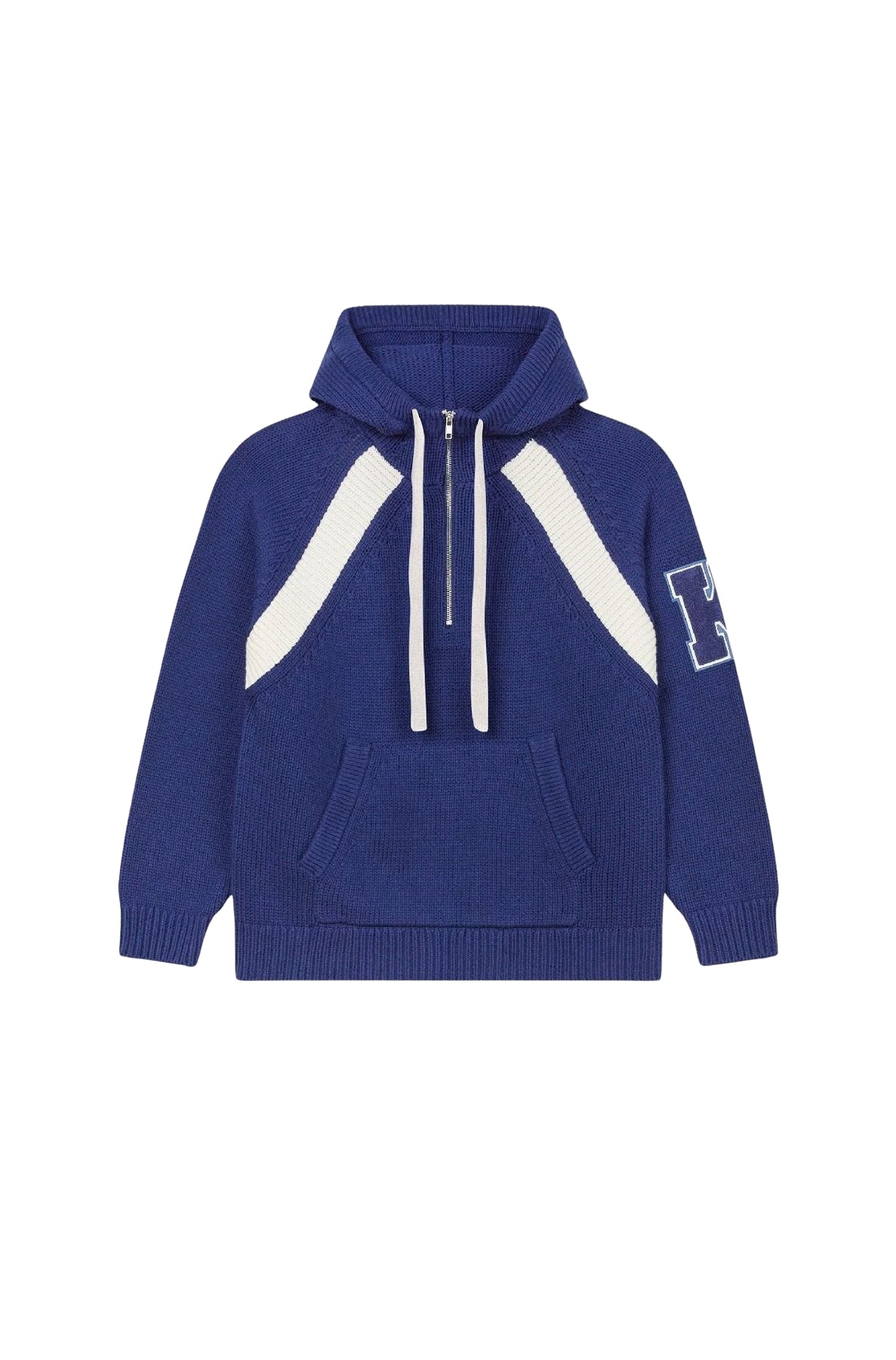 Pull à capuche Kenzo Paris Varsity en laine - Midnight Blue