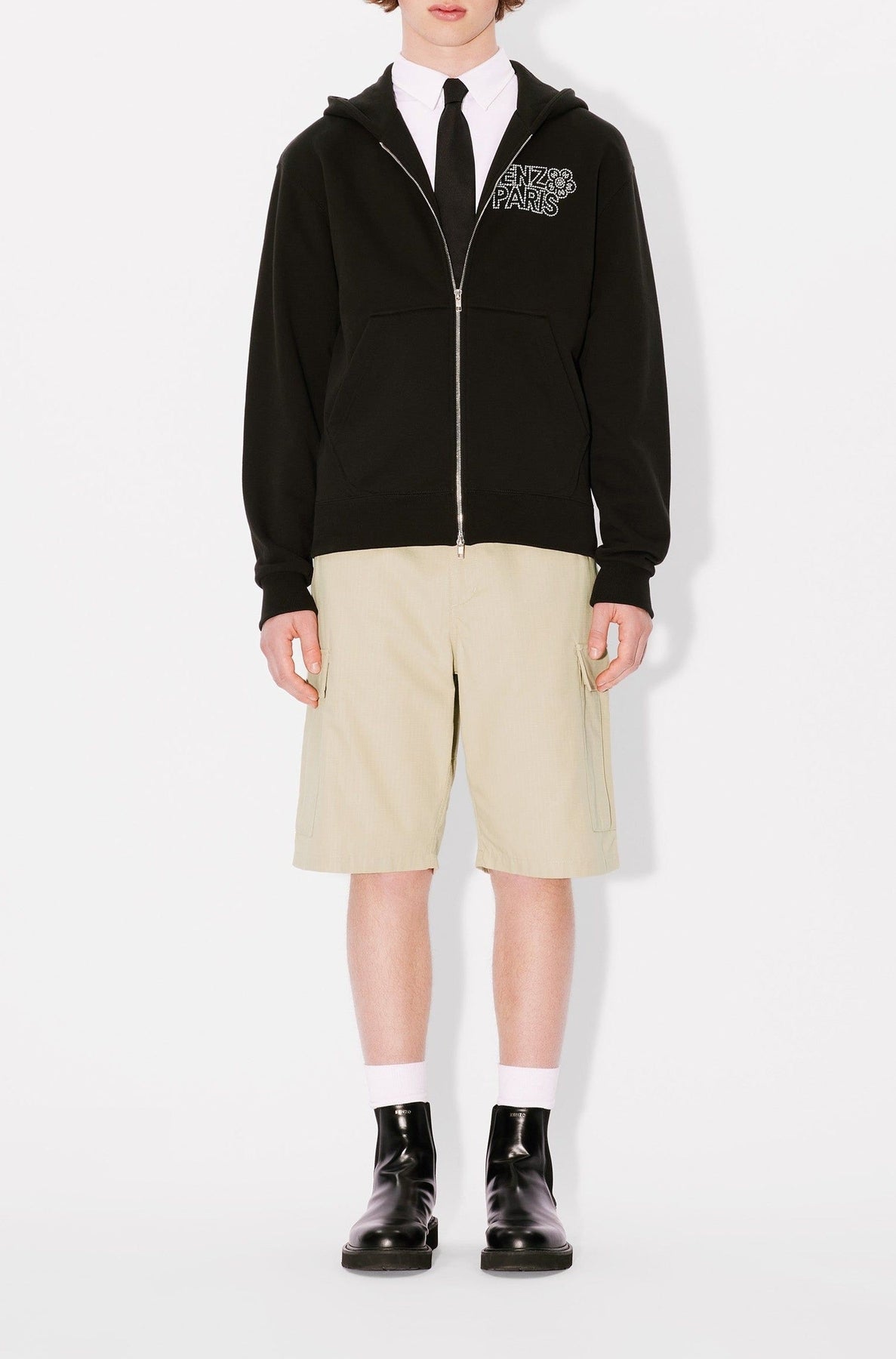 Short cargo workwear - Beige