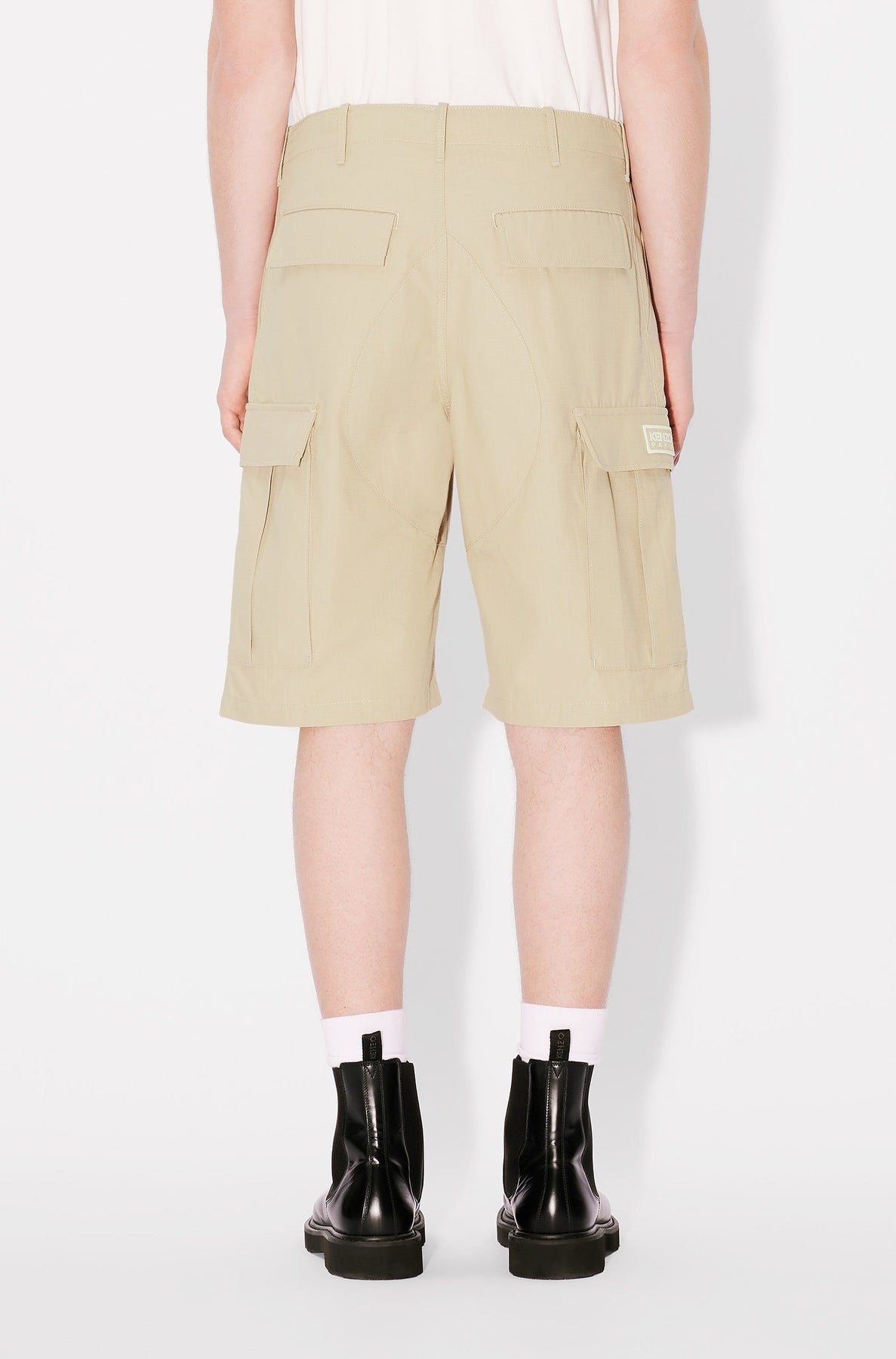 Short cargo workwear - Beige