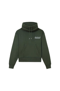 Sweatshirt à col tube brodé Kenzo Kube - Dark Khaki