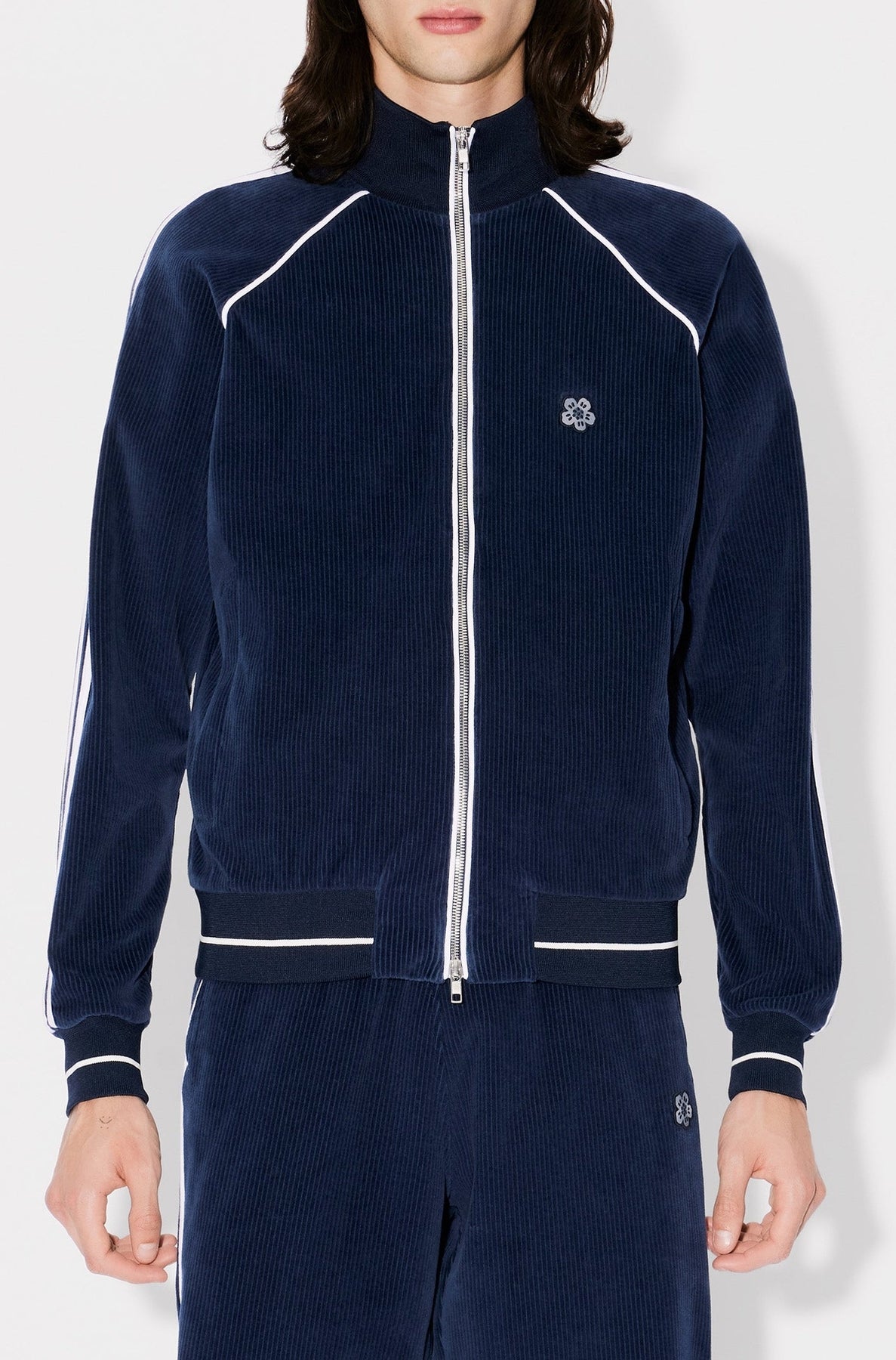 Veste de survêtement brodée - Midnight Blue
