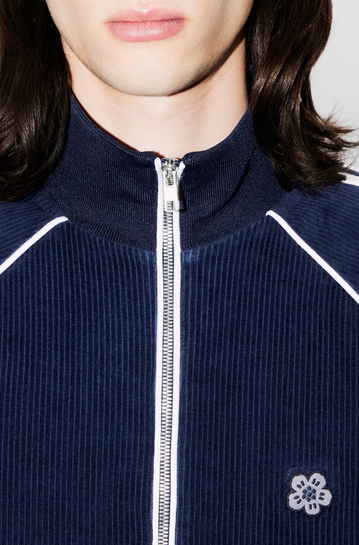Veste de survêtement brodée - Midnight Blue
