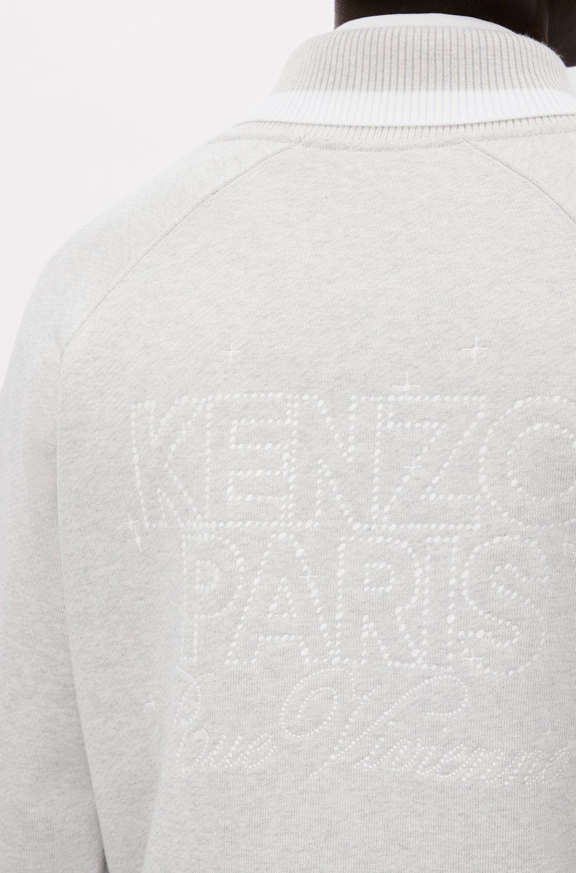 Cardigan brodé Kenzo Constellation - Pale Grey