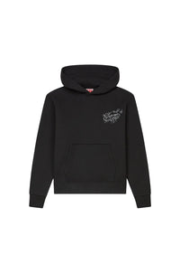 Sweatshirt à capuche brodé Kenzo Star Tiger - Black