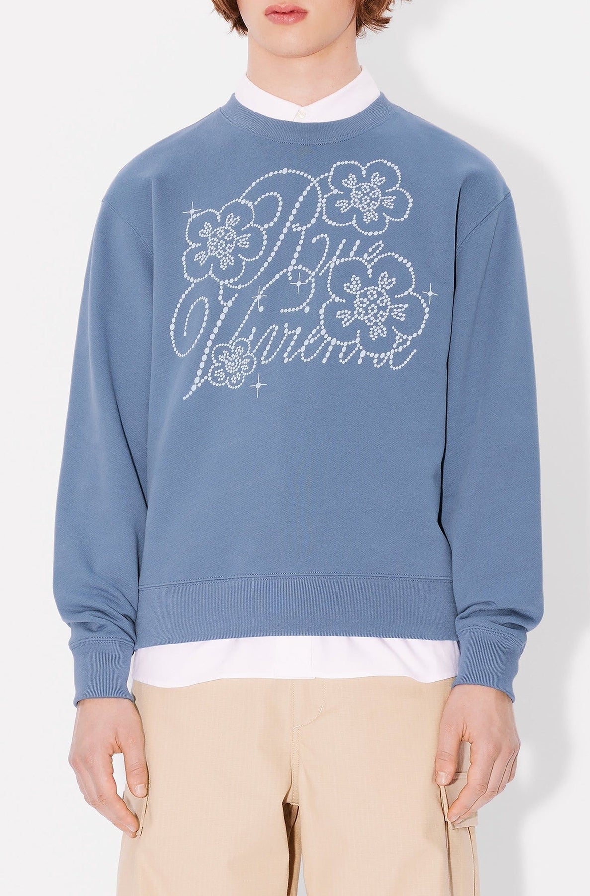 Sweatshirt brodé Kenzo Constellation - Blue