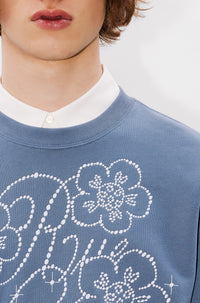 Sweatshirt brodé Kenzo Constellation - Blue
