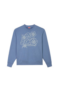 Sweatshirt brodé Kenzo Constellation - Blue