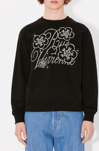 Sweatshirt brodé Kenzo Constellation - Black