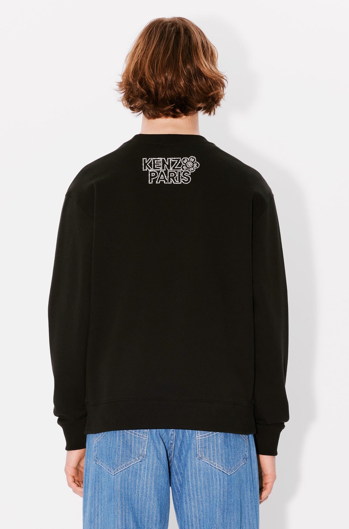 Sweatshirt brodé Kenzo Constellation - Black