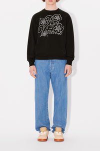 Sweatshirt brodé Kenzo Constellation - Black