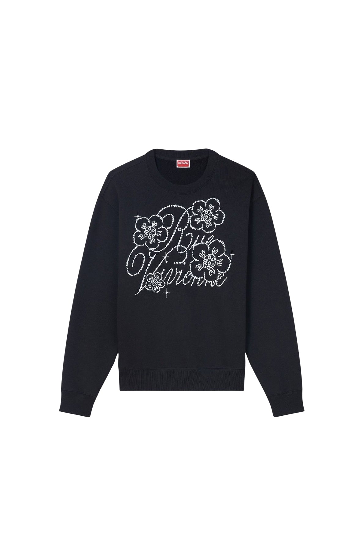 Sweatshirt brodé Kenzo Constellation - Black
