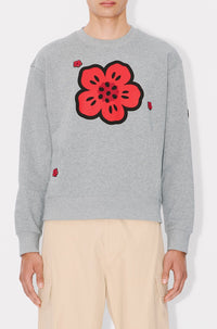 Sweatshirt brodé Boke Flower - Pearl Grey