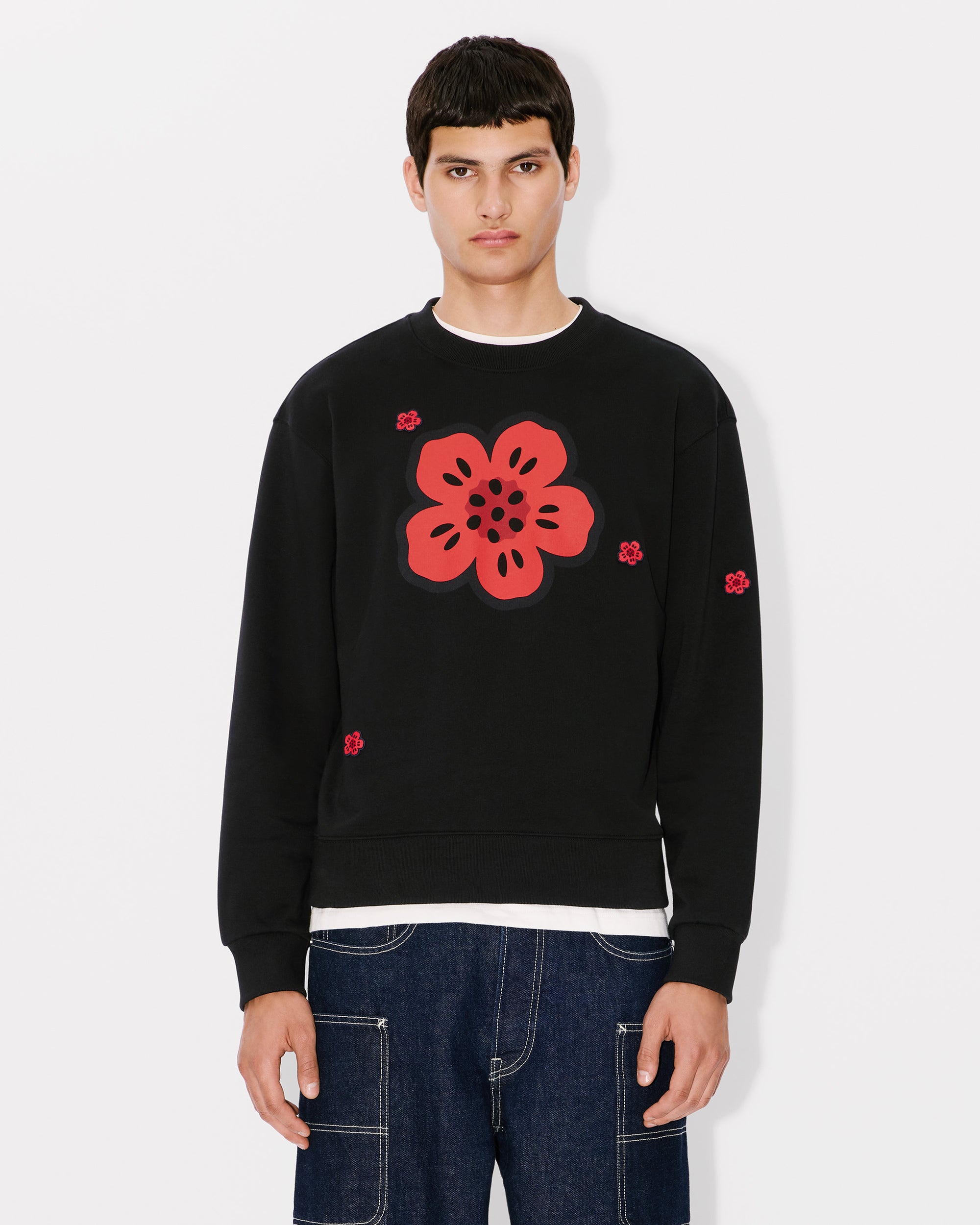 Multi Boke Flower Classic Swea