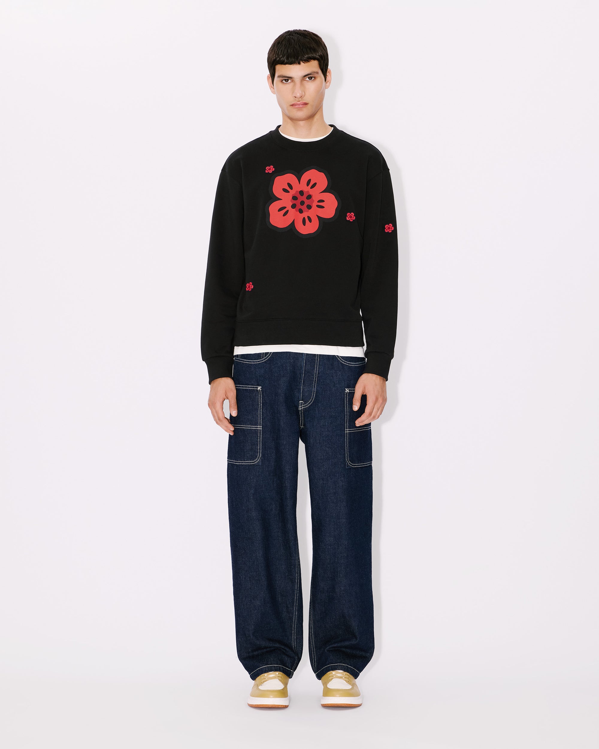 Multi Boke Flower Classic Swea