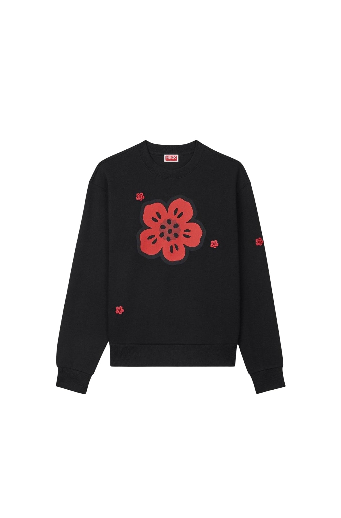 Sweatshirt brodé Boke Flower - Black