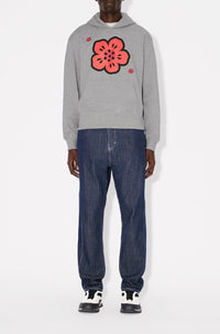 Sweatshirt à capuche brodé Boke Flower - Pearl Grey