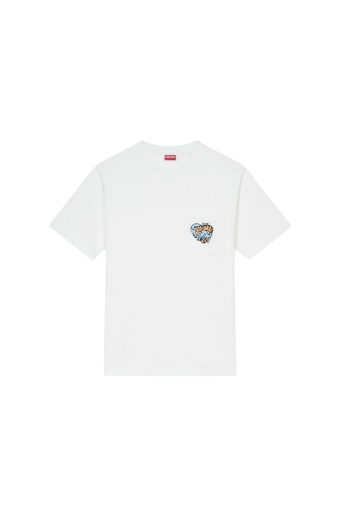 T-shirt Kenzo Jungle Heart - Off White