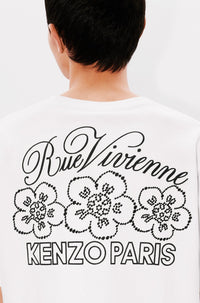 T-shirt oversize brodé Kenzo Constellation - Off White